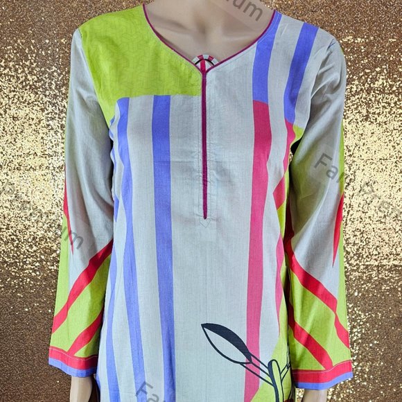 Asim Jofa 3PC Printed Premium Lawn Shalwar Kameez Suit Pakistani/Indian Med 39 - Picture 5 of 11